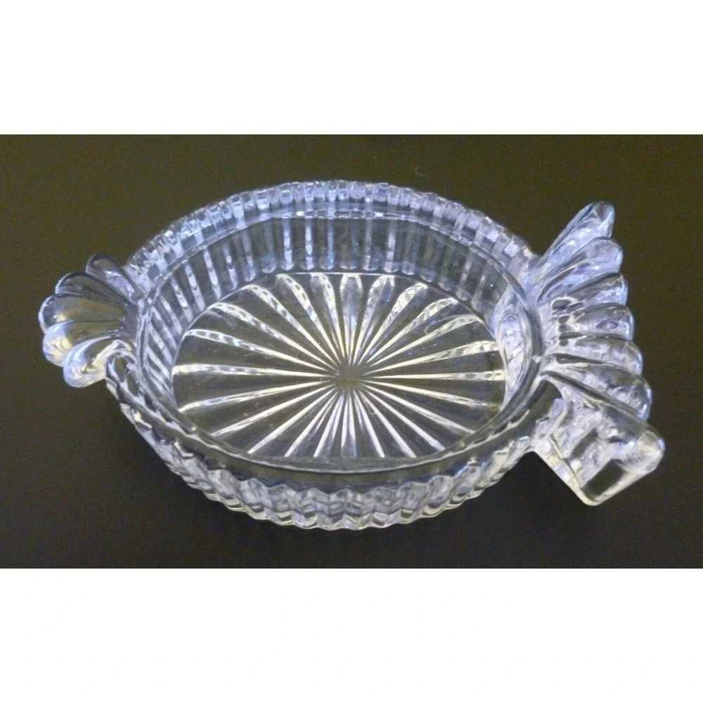 Fifth Avenue LTD 24% Lead Crystal Fish Shaped Candy Dish